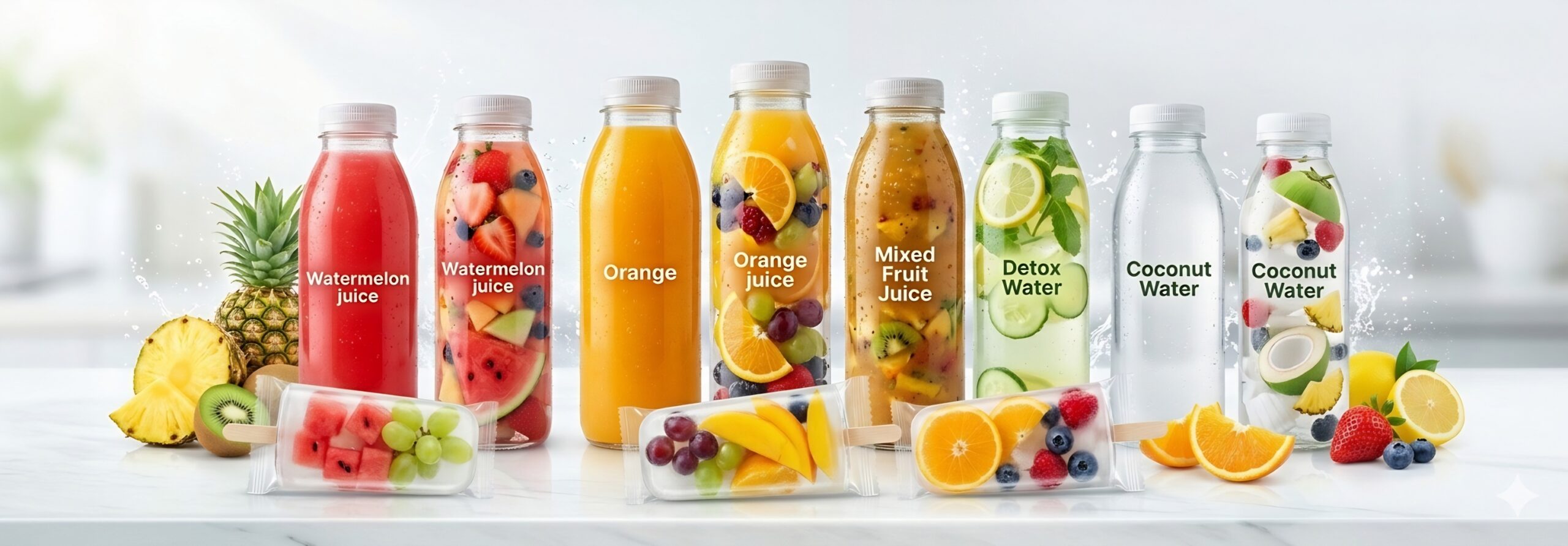 F5 Refreshment Juices and Popsicles